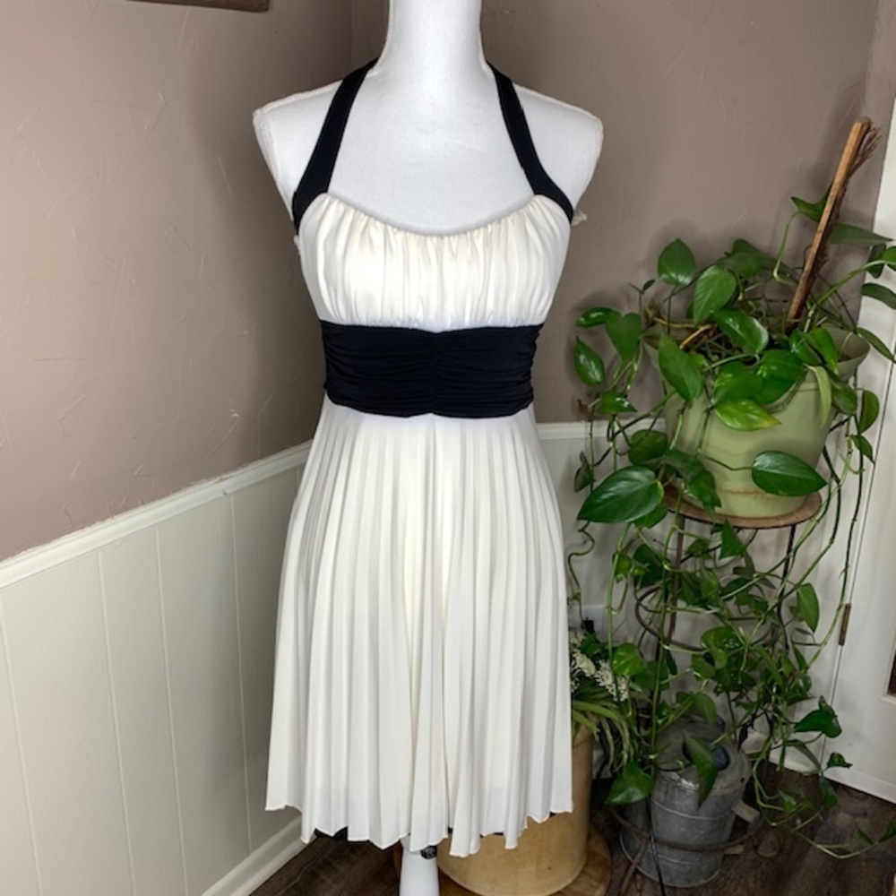 Speechless Brand Strapless Black and White Dress